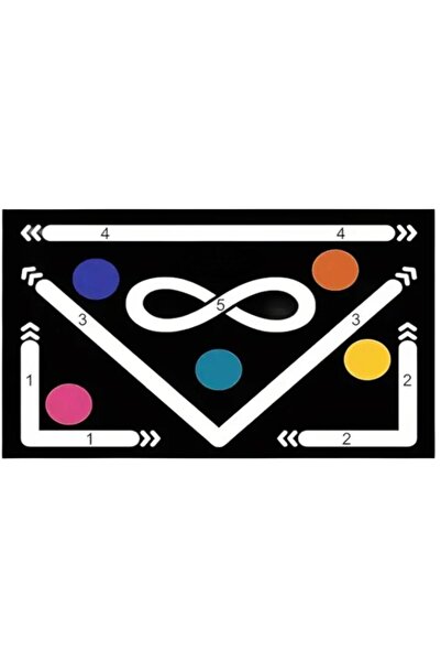 OyuncakZade Orijinal Kaymaz Futbol Antrenman Halısı Ve Eğitim Seti Top Tekniği Geliştirme