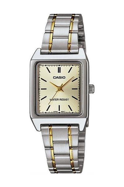 Casio Silver Yellow Color Women's Wristwatch