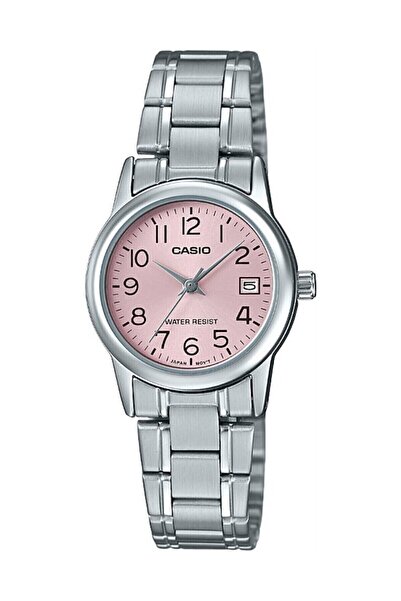 Casio Marka Gri Pembe Renk Garantili Kadın Kol Saati