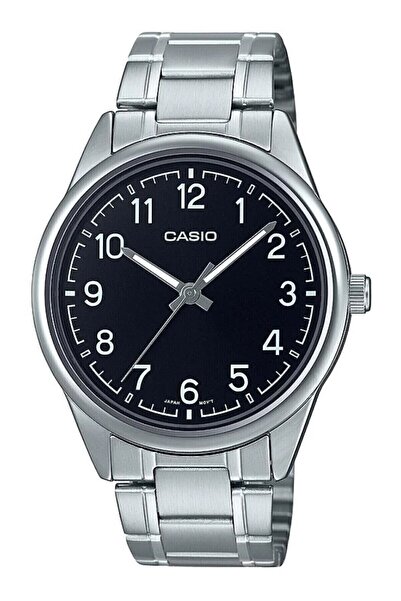 Casio Kadranı Siyah Kordonu Gri Renk Garantili Erkek Kol Saati
