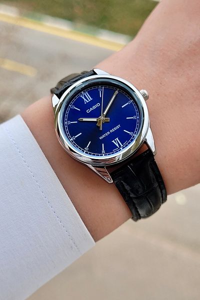 Casio Brand Blue Color Women Wrist Watch