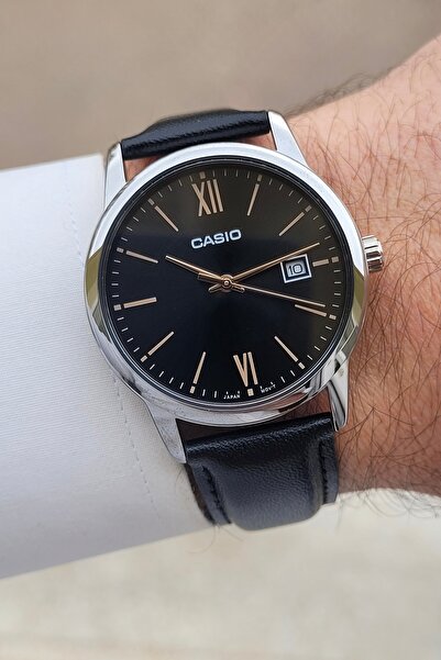 Casio Marka Full Çelik Kasa Siyah Renk Garantili Erkek Kol Saati