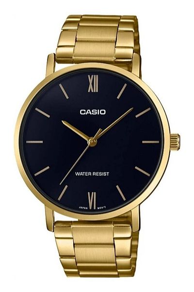 Casio Men's Wristwatch with Dial Black Cord Yellow Color Guaranteed