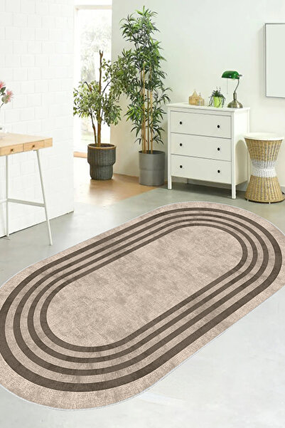 Hevia Home Washable Non-Slip Base Printed Cutting Carpet Runner Entrance Hall Carpet