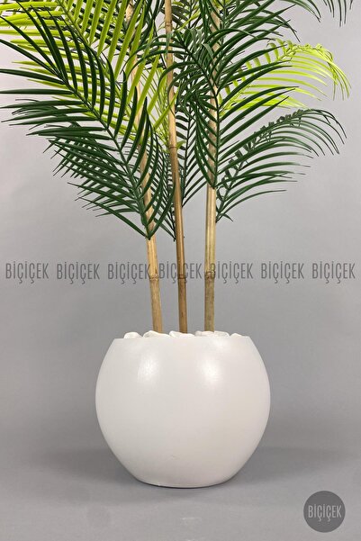 BİÇİÇEK 120cm Areka Ağacı 24 yapraklı Küre Saksıda