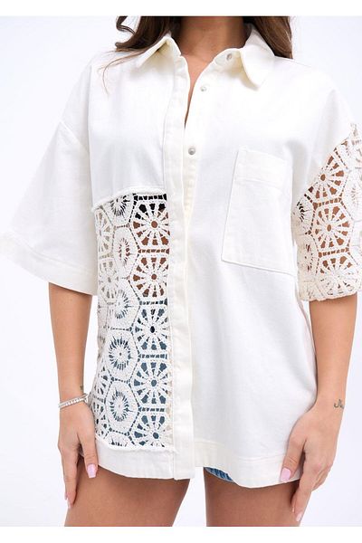 fh fashionhere 6953 Shirt-White
