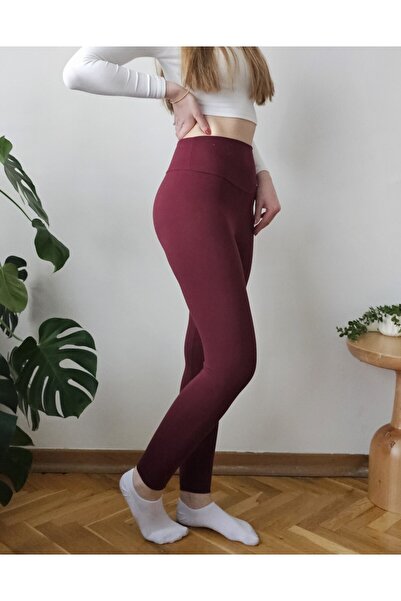 Butik Ekstra Yüksek Bel Toparlayıcı Mat Belize Kumaş Tayt