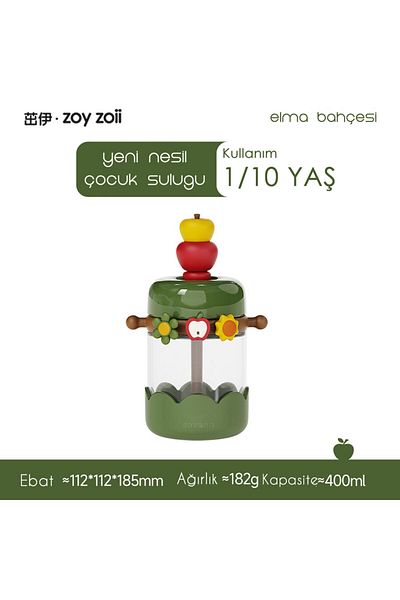 zoy zoii Zoyzoii Apple Tritan Water Bottle
