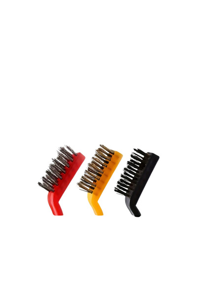 VANCL 3 Pieces Cooker Oven Barbecue Grill Airfryer Cleaning Wire Rust Removal Brush 3 Pieces Oil Cleaning Brush