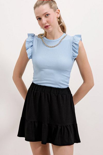 MODAVERA 0430 Knitted Blouse - Blue