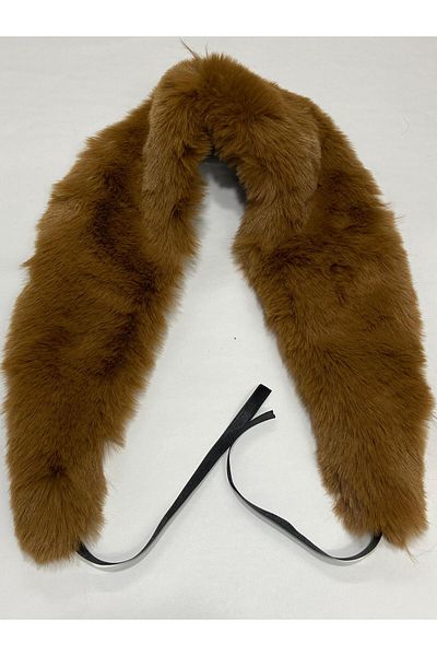 karantuhafiye Fur Collar / Collar Fur Tie / Soft Fur / Snap Collar Raccoon