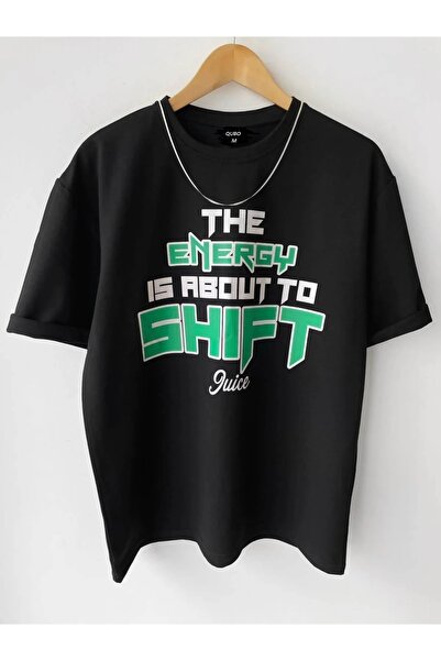 qubo sportswear & company qubo Unisex Oversize εμπριμέ βαμβακερό λαιμόκοψη κο...