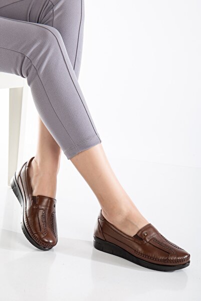 By Yağlıoğlu 92105 Orthopedic Women's Leather Comfortable Mold Saddler Proces...