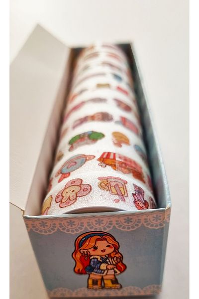 Modellino Blue Series Sticker Tape 15mm X 1m X 10 Pieces
