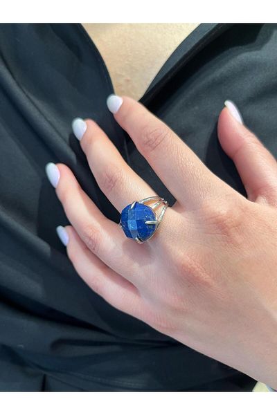 AURA Lapis Lazuli Stone Natural Stone Ring