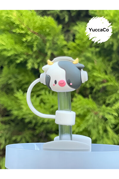 YuccaCo Accessorize Your Life Thermos Compatible Dj Cow Accessory/Cow Protect...