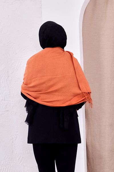 Golden Rose Cotton Seasonal Shoulder Scarf Shawl