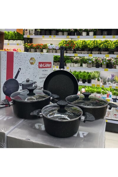 Lider HİRA 7 PARÇA GRANİT SET