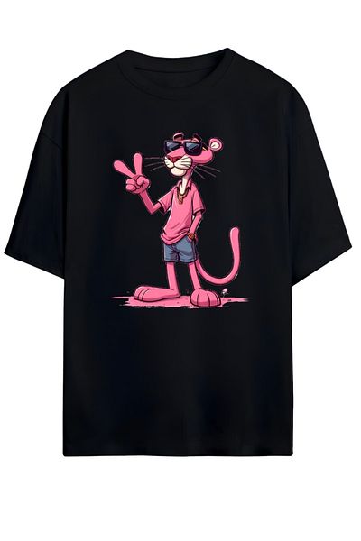 MAGORS ΤΟ Τ-SHIRT UNISEX ΡΟΖ ΠΑΝΘΗΡΑ