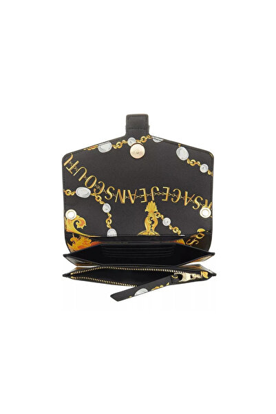 VERSACE JEANS C0UTURE Limited Edition Gold Mini Clutch Bag & Wallet