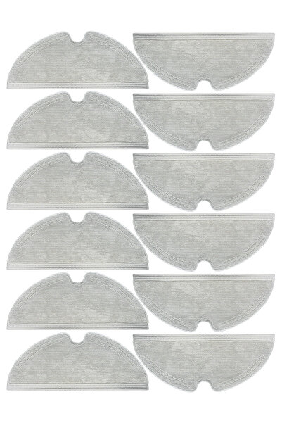 Marketto 12 bucăți de cârpă pentru măturător compatibilă cu robotul Dreame D9