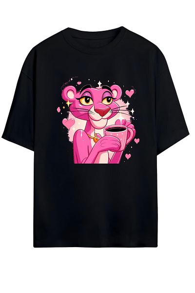 MAGORS ΤΟ Τ-SHIRT UNISEX ΡΟΖ ΠΑΝΘΗΡΑ