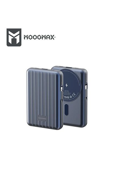 MOOGMAX – Moog Max 20000mAh 22.5W Wireless Power Bank - Blue