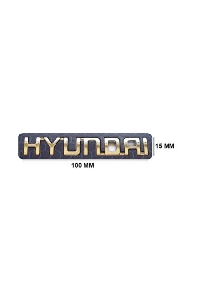 RENSA Hyundai Getz 2004-2010 Rear Trunk Lettering