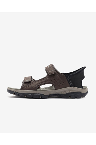 SKECHERS Tresmen - Reece Erkek Kahverengi Sandalet 205289 Choc