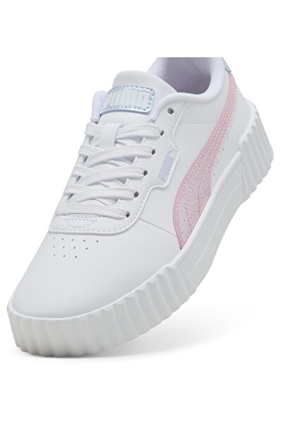 Puma Carina 3.0 Blurry Dreams Jr 400607-01 Kadın Spor Ayakkabı BEYAZ