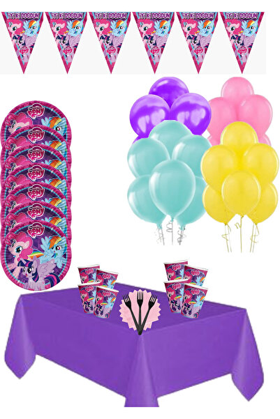 MY LİTTLE PONY Doğum Günü 24Kişilik Parti Seti