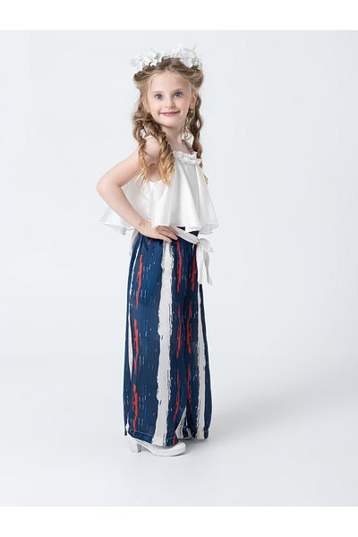 Pasur Bebe PANTALONI PENTRU FETE ȘI SET DE DOUĂ CU TRIOU CU STRAT