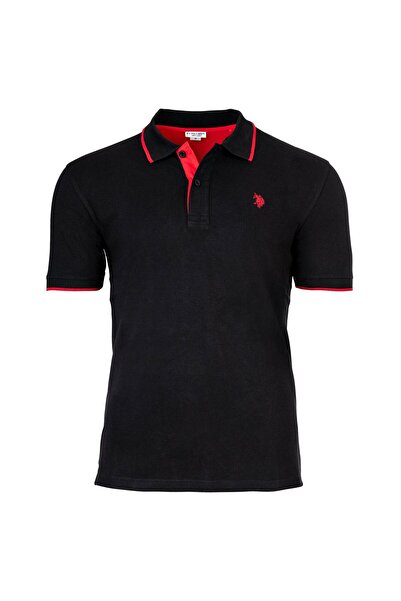 U.S. Polo Assn. Herren Poloshirt mit Kontrast-Details - Piquet, Logo, Cotton ...