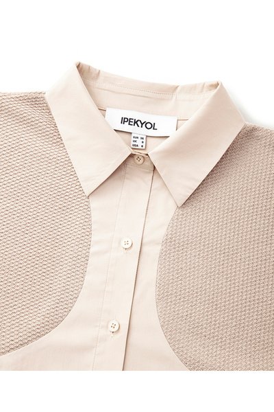 İpekyol Fabric mix shirt