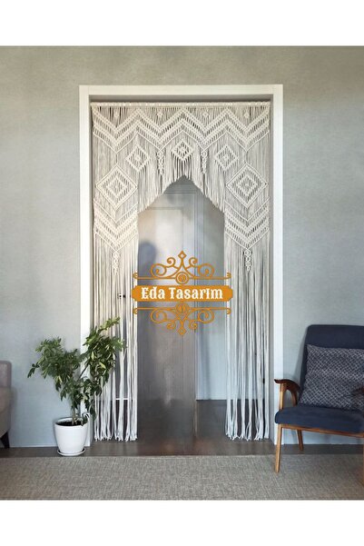 EdaTasarım Makrome Kapı Perdesi