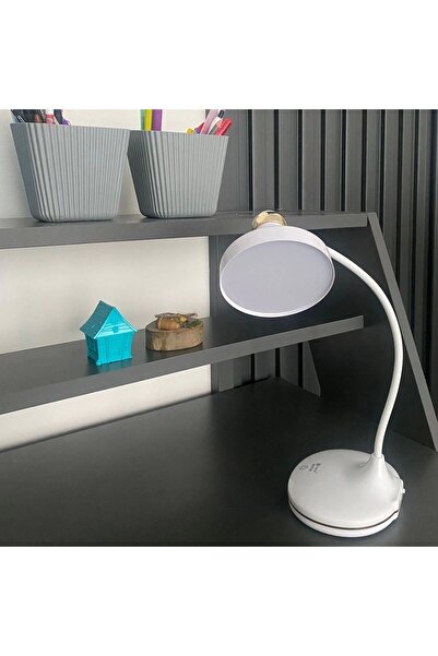 GÜLLÜ E STORE BUFFER® Dokunmatik 3 Farklı LED Işıklı Çalışma Masası Üstü Lamba