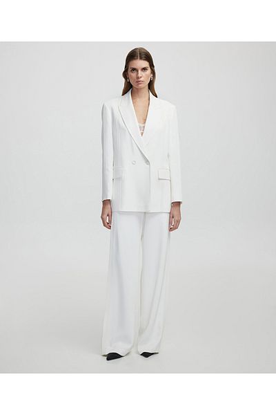 İpekyol Tricot Stripe Applique Blazer