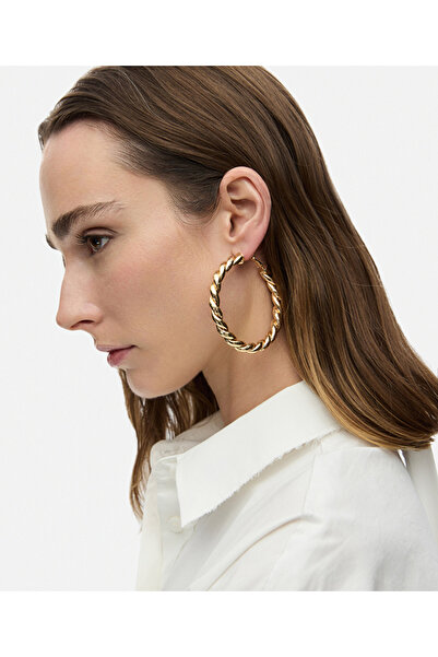 İpekyol Sarmal halka küpe