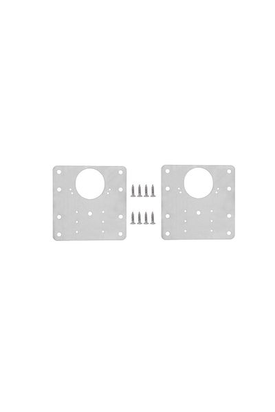 Monte Lua 2 Pieces, Furniture Hinge Repair Bracket Kit, Cabinet Hinge, Repair Sheet, Stainless Steel,