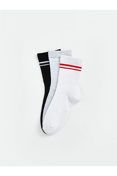 LC Waikiki New Season Striped Baby Boy Socks 3-Piece - S53765Z1