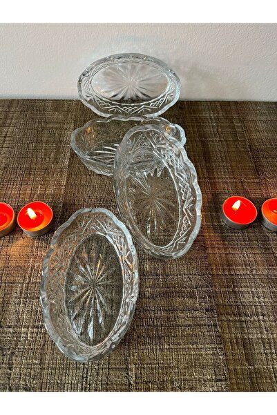 ORTAKÖY CENNETİ 6Th Glass Snack Bowl 14, cm 6 Pieces Suitable for Stylish Presentation and Use for Service