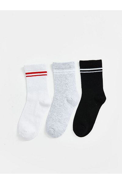 LC Waikiki New Season Striped Baby Boy Socks 3-Piece - S53765Z1