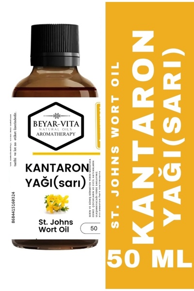 BEYARVİTA زيت نبتة سانت جون 50 مل - أصفر، زيت نبتة سانت جون