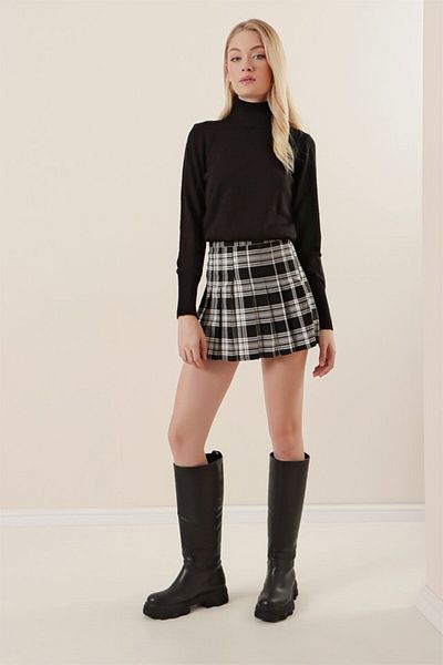modaserdem 15747 Turtleneck Knitwear Sweater - Black