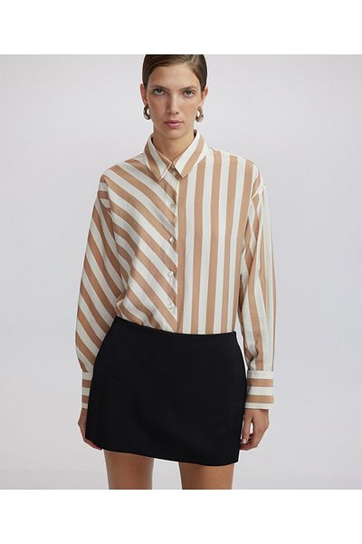 İpekyol Striped and Patterned Mix Shirt