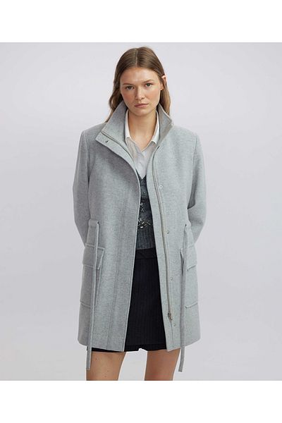 İpekyol Wide Pocket and Belted Coat