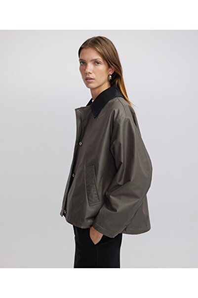 İpekyol Contrast Colored Collar Coat