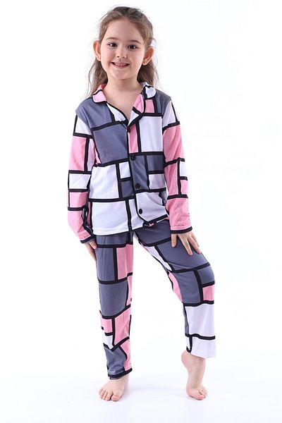 minitrends Printed Girl's Nightgown Set