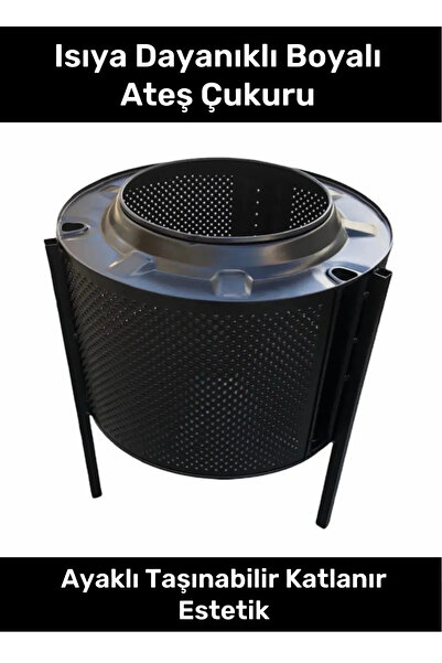 Fantazer Premium Serisi Taşınabilir Katlanır Estetik Şık Isıya Dayanıklı Boya...