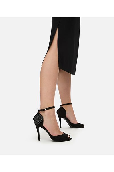 İpekyol Heeled Flower Figured Shoes